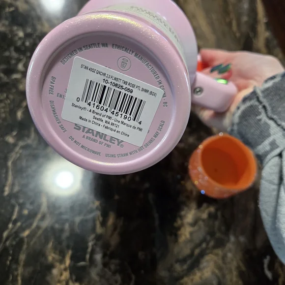 Rose Petal Shimmer Stanley 40oz - Picture 6 of 6